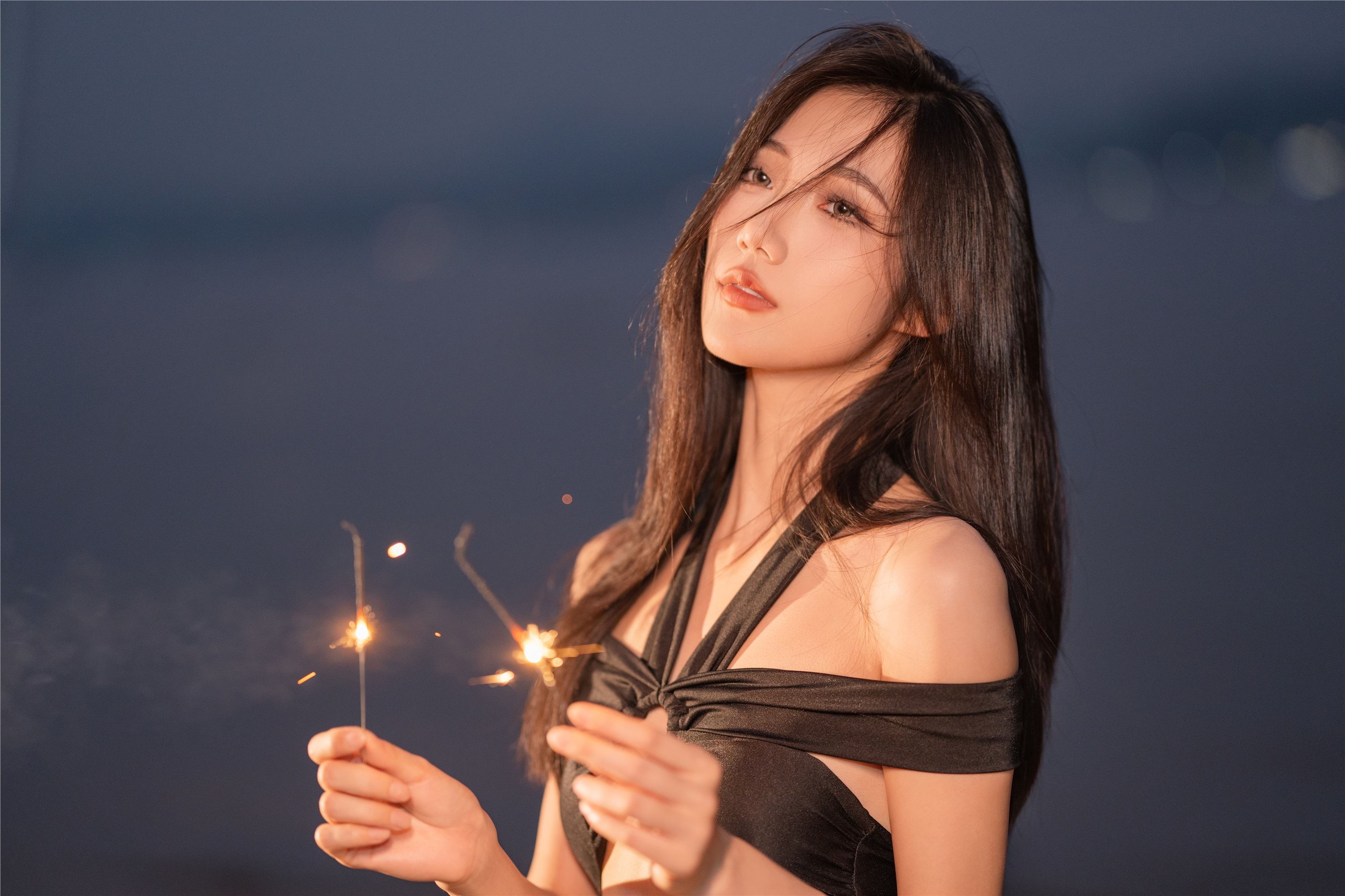 YITUYU艺图语 2025.01.06 夜幕下的海边少女 o1ne万